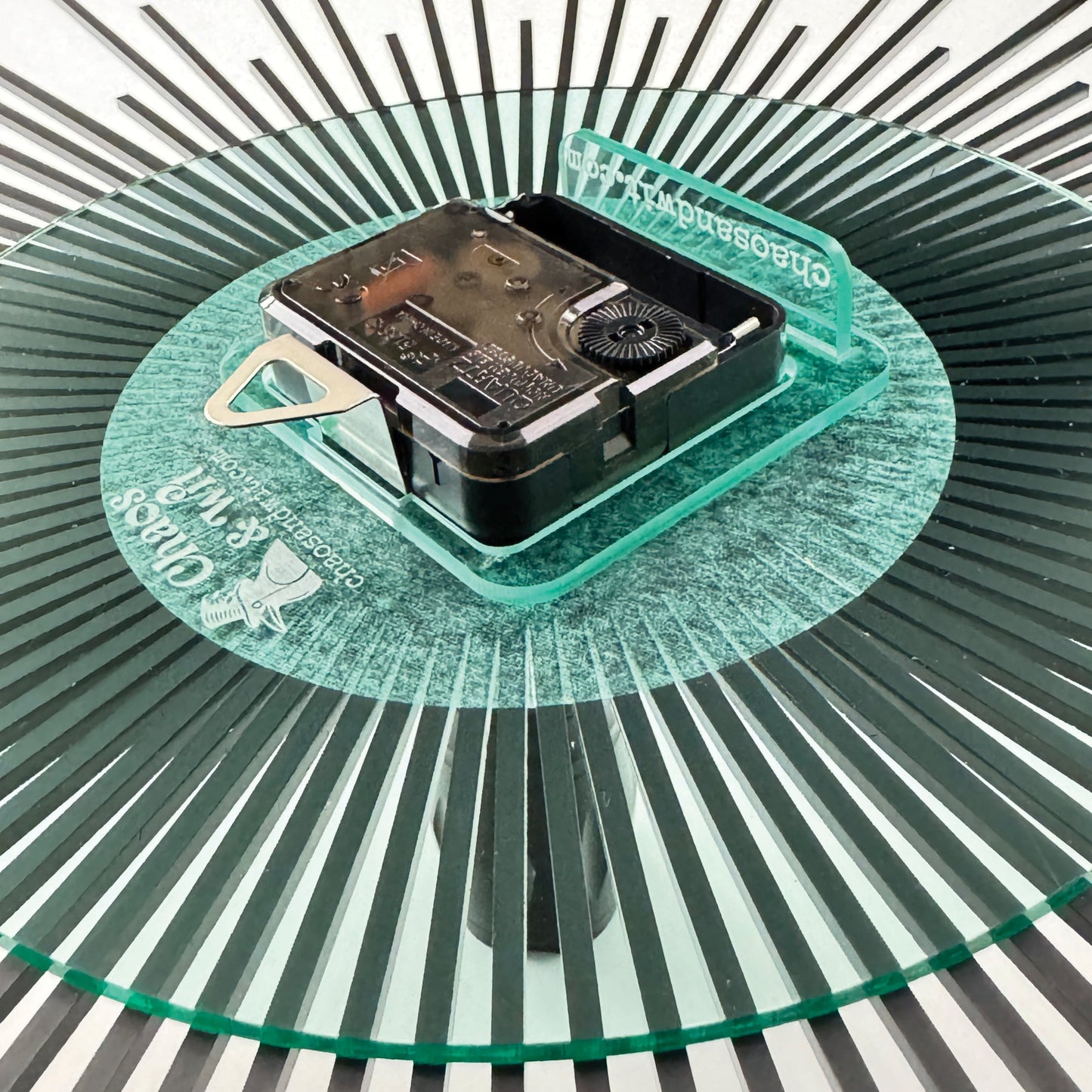 The Starburst Clock — Black Rays - Clock - Chaos & Wit