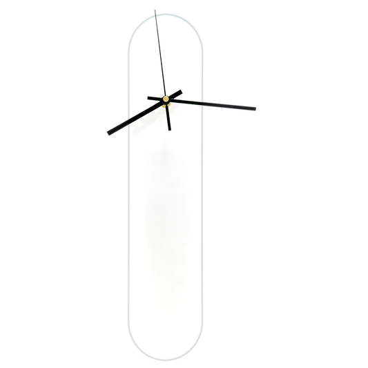 The Ooid — Gloss White Oval Wall Clock - Clock - Chaos & Wit