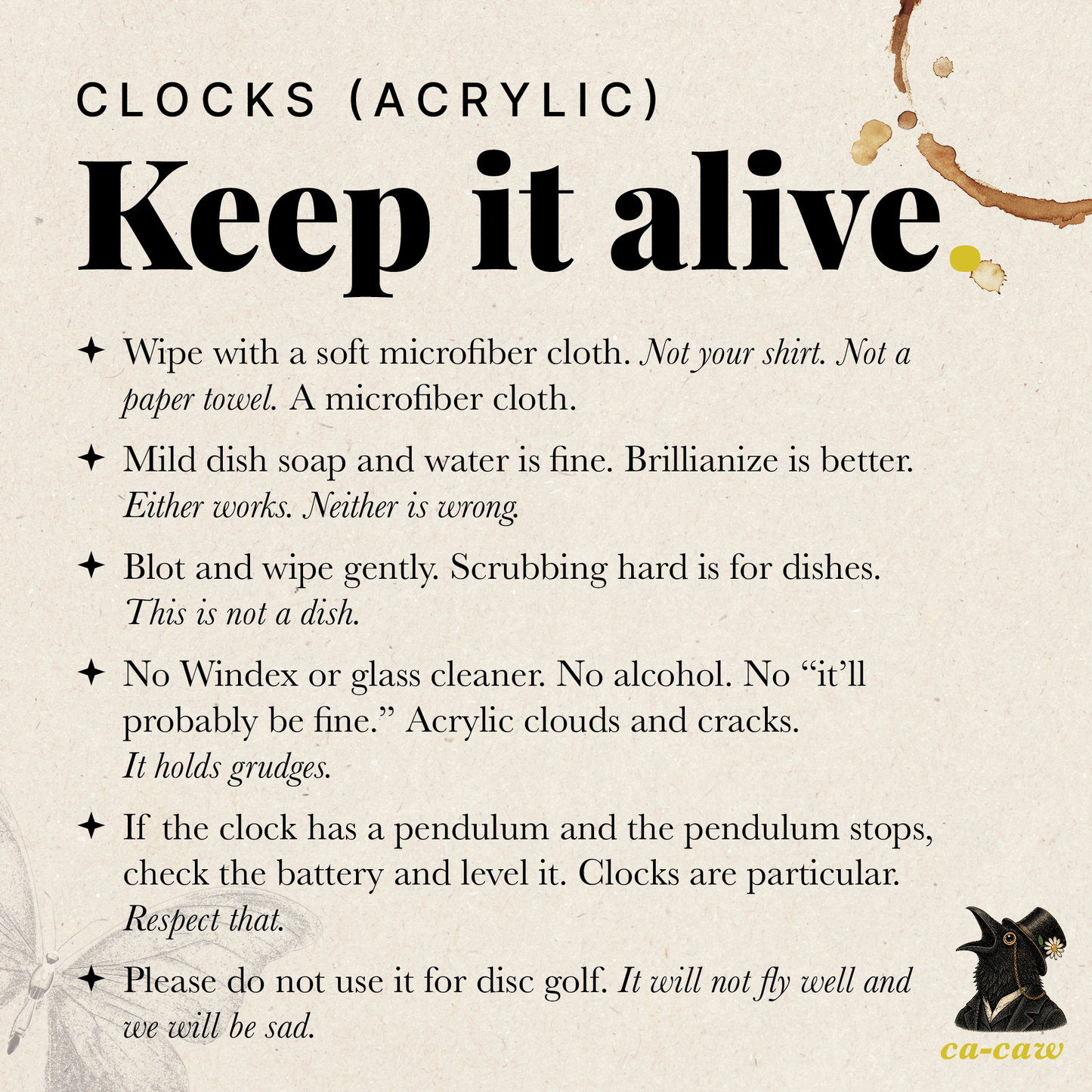 The Starburst Clock — White Rays - Clock - Chaos & Wit