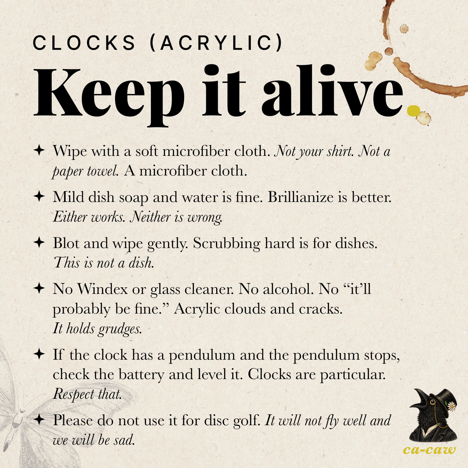 The Starburst Clock — White Rays - Clock - Chaos & Wit