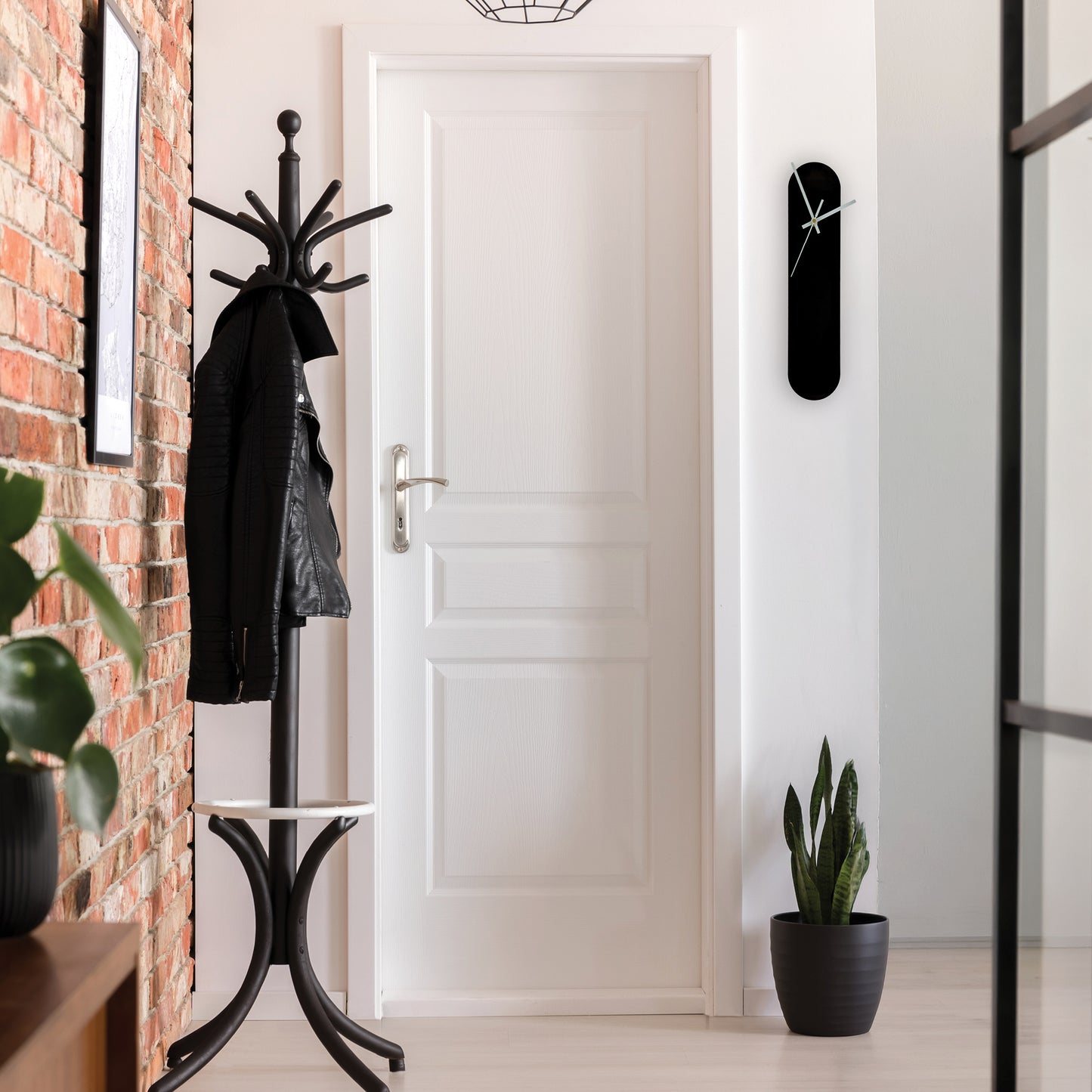 The Ooid — Gloss Black Oval Wall Clock - Clock - Chaos & Wit