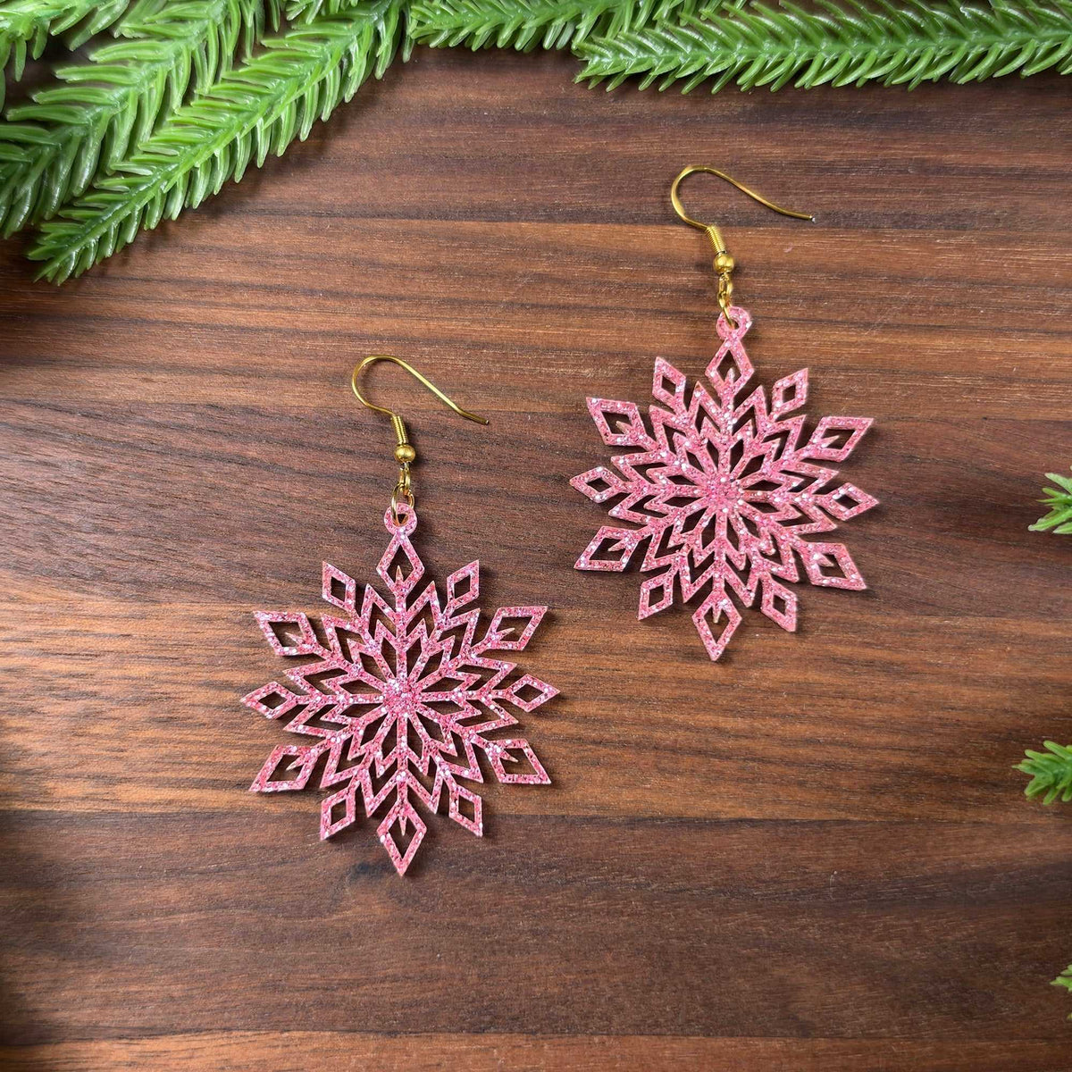 Diamond Snowflake Earrings - Earrings - Chaos & Wit