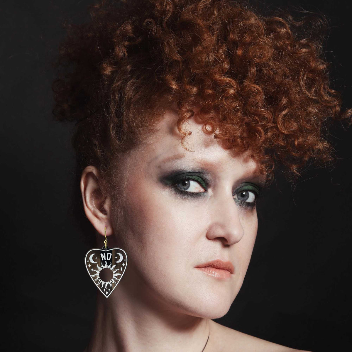 Ouija Planchette Acrylic Earrings | Seer Accessories