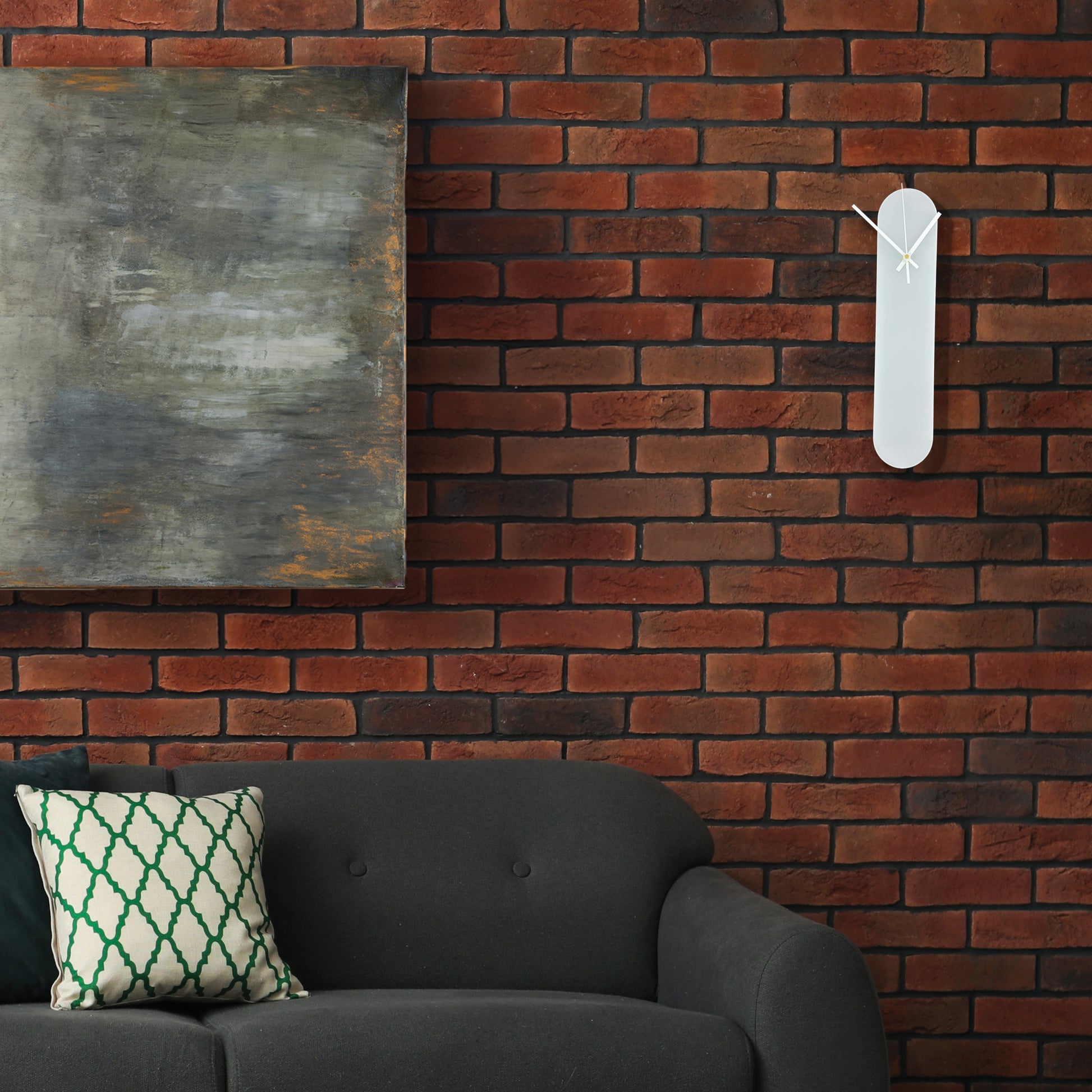 The Ooid — Gloss Gray Oval Wall Clock - Clock - Chaos & Wit