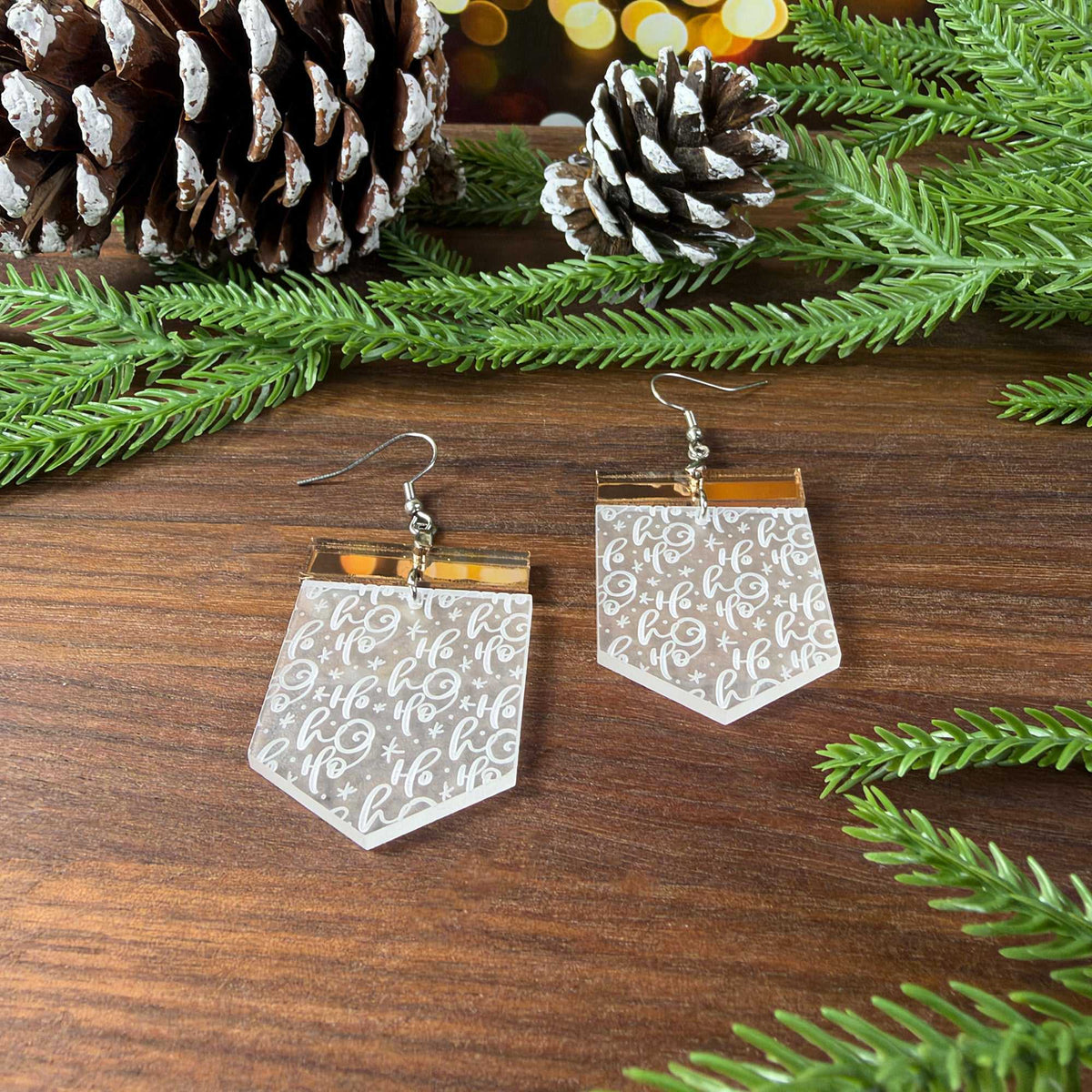 Ho Ho Ho Pennant Earrings - Earrings - Chaos & Wit