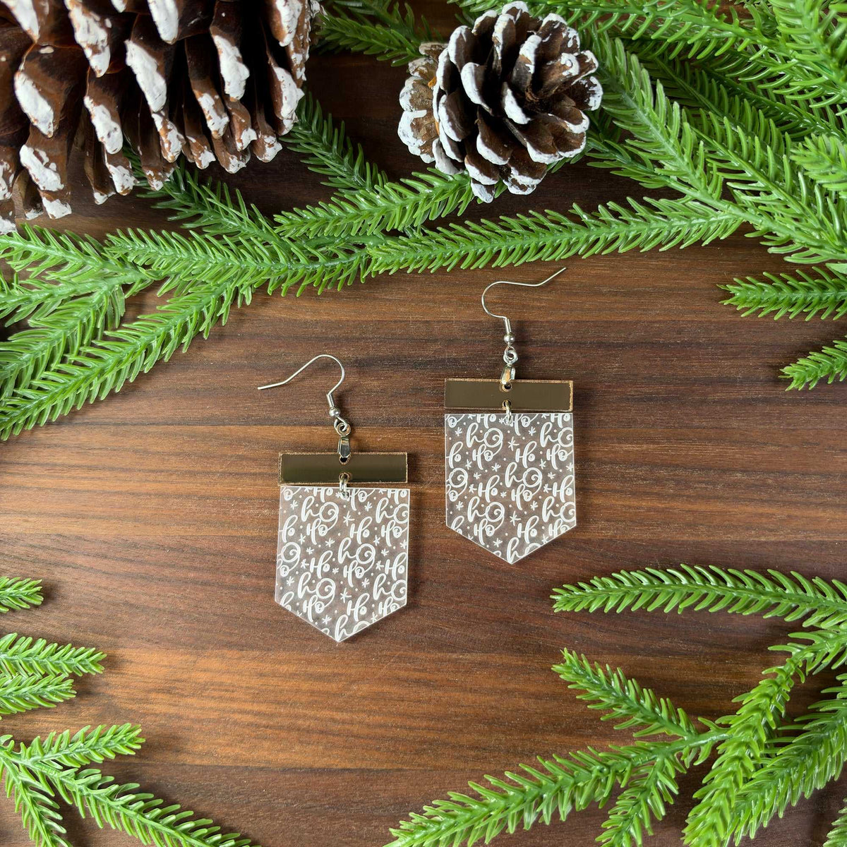 Ho Ho Ho Pennant Earrings - Earrings - Chaos & Wit