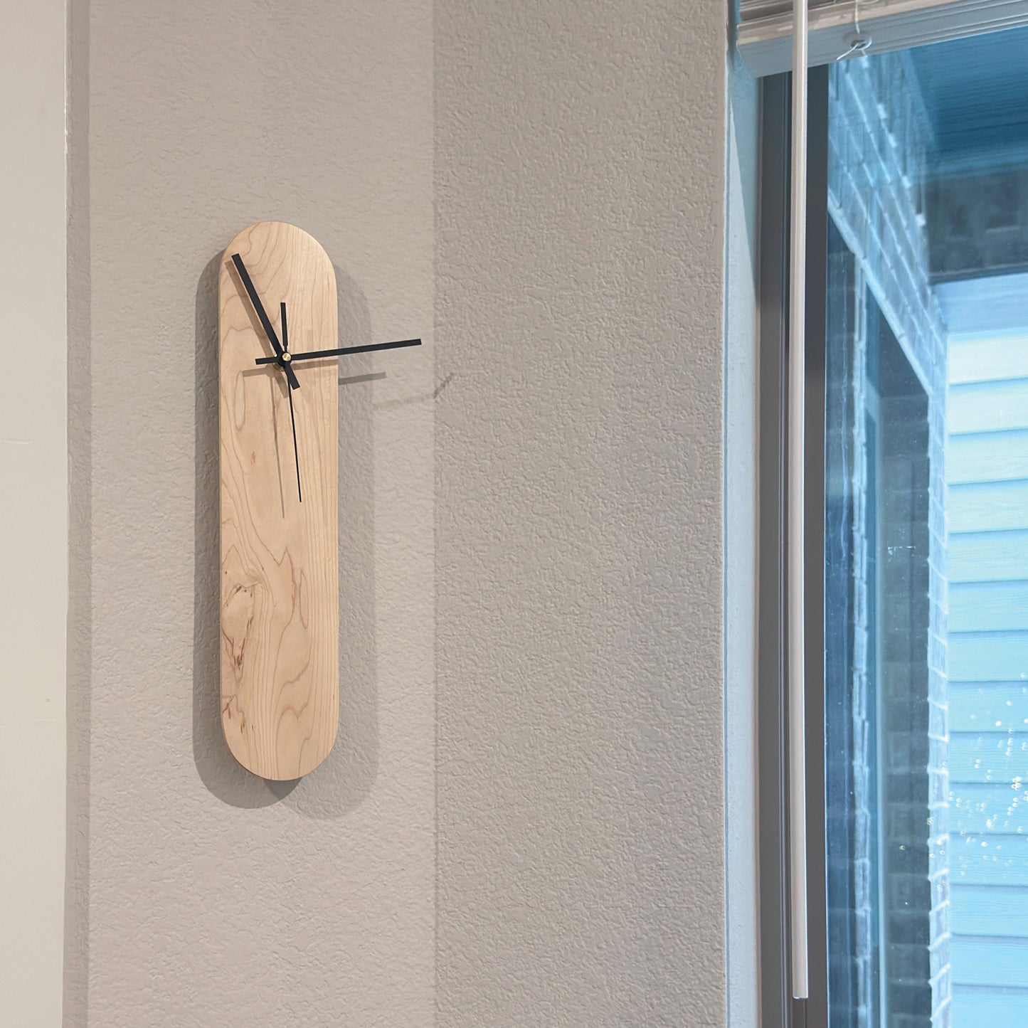 The Ooid — Maple Oval Wall Clock