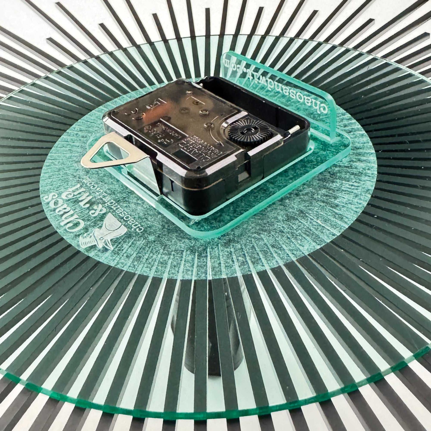 The Starburst Clock — Black Rays - Clock - Chaos & Wit
