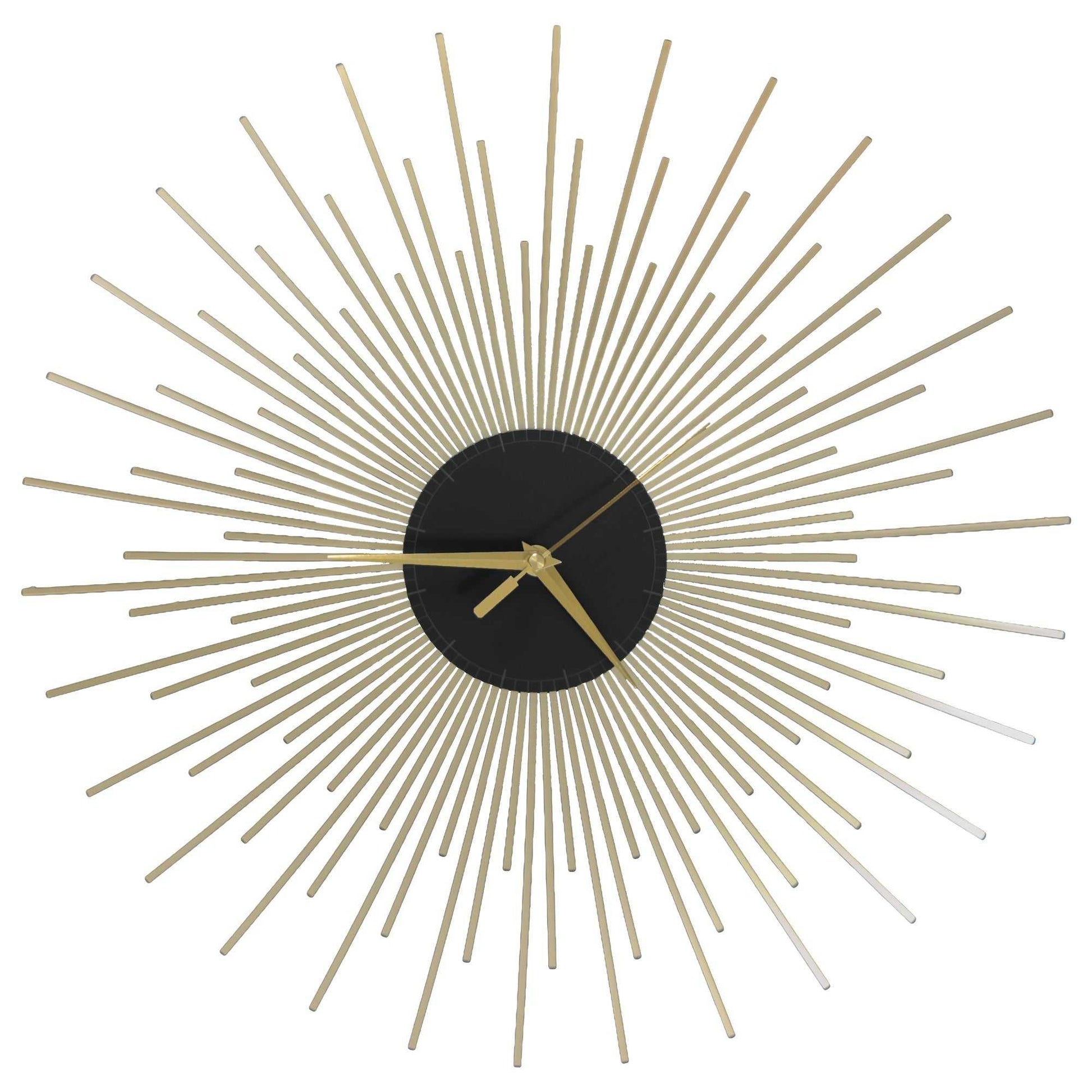 The Starburst Clock — Gold Rays - Clock - Chaos & Wit