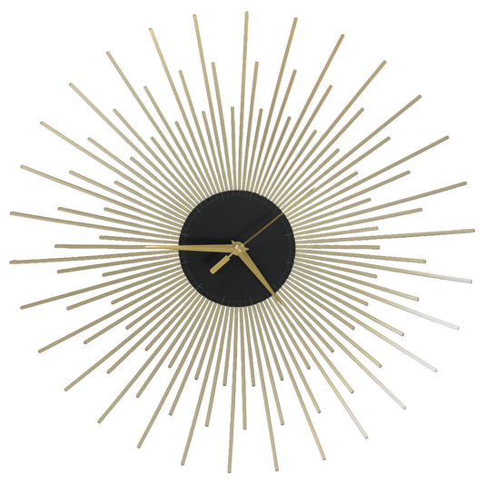 The Starburst Clock — Gold Rays - Clock - Chaos & Wit