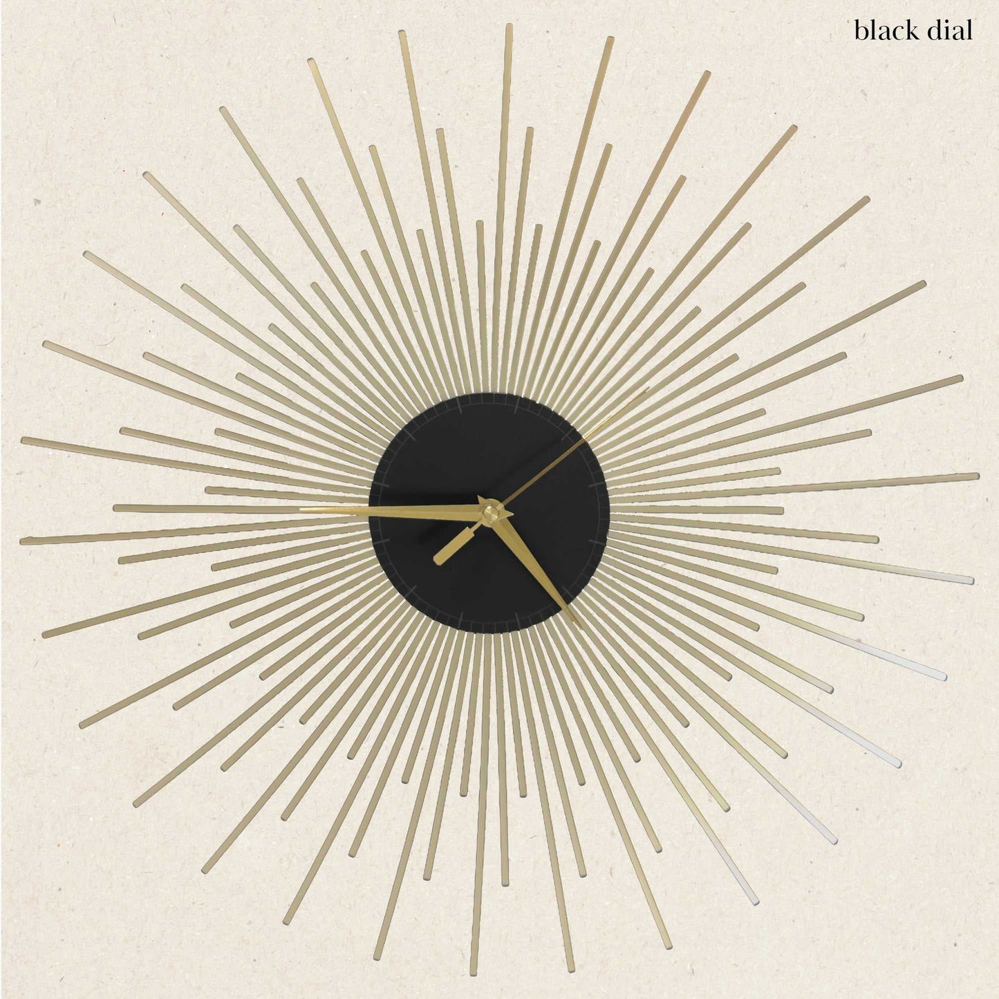 The Starburst Clock — Gold Rays - Clock - Chaos & Wit