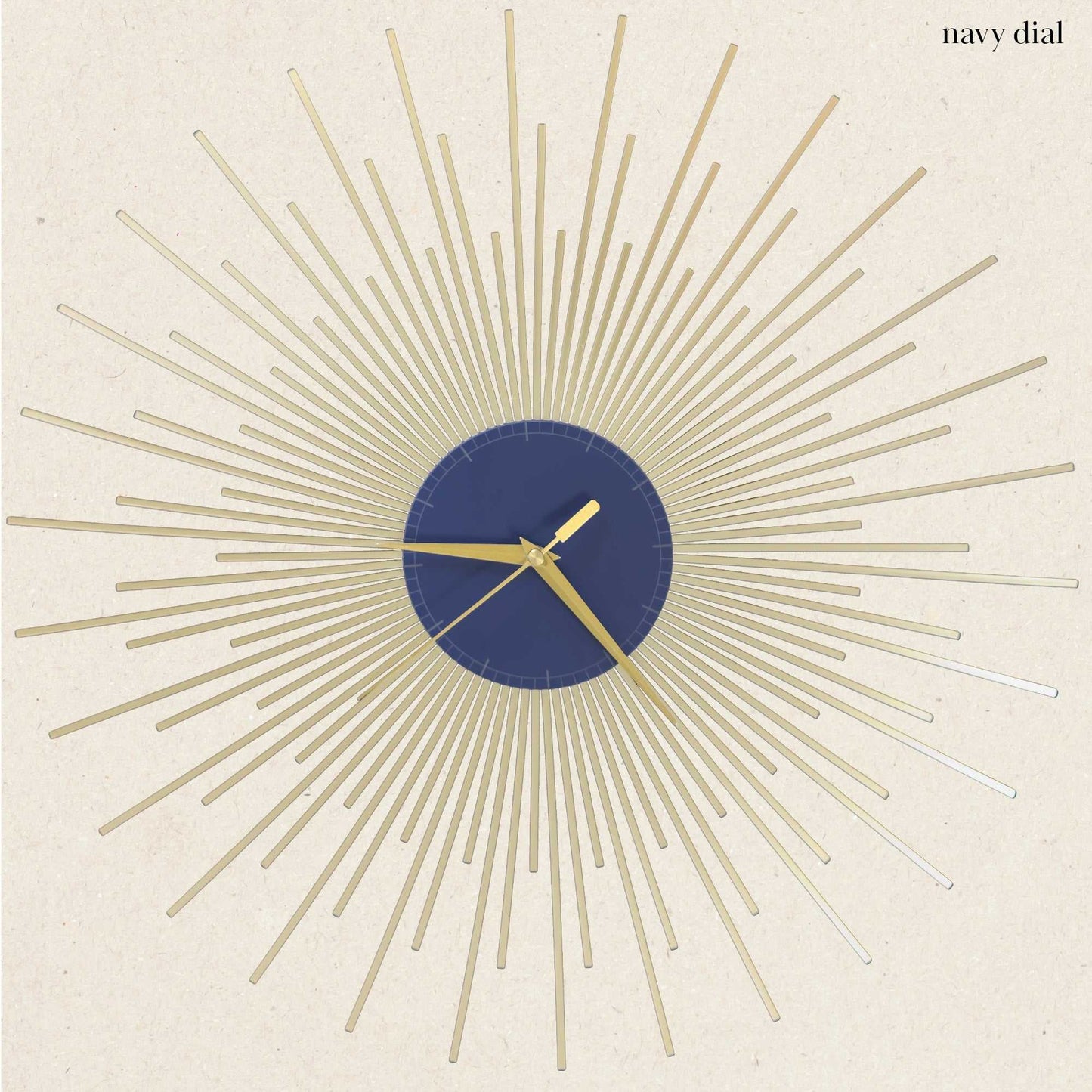 The Starburst Clock — Gold Rays - Clock - Chaos & Wit
