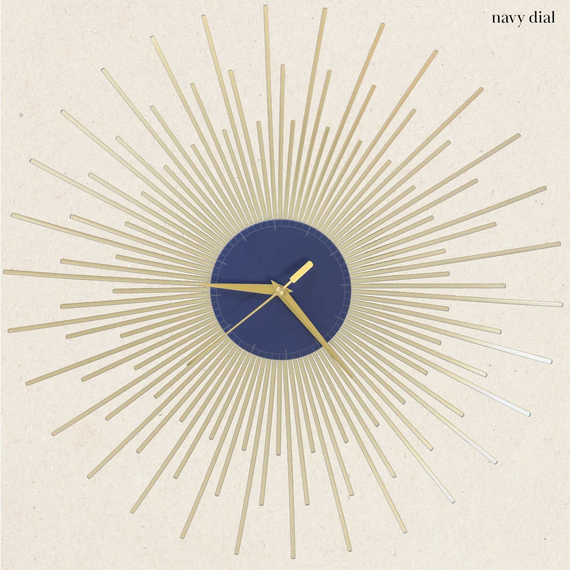 The Starburst Clock — Gold Rays - Clock - Chaos & Wit
