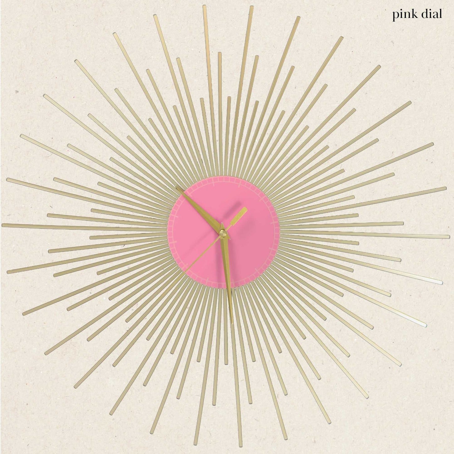 The Starburst Clock — Gold Rays - Clock - Chaos & Wit