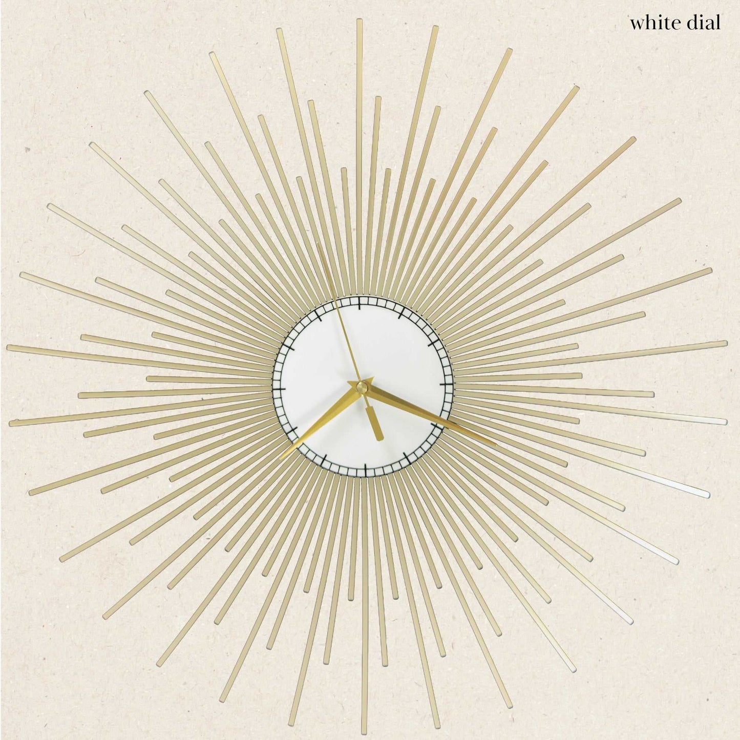 The Starburst Clock — Gold Rays - Clock - Chaos & Wit