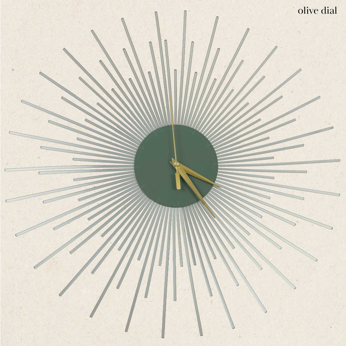 The Starburst Clock — Silver Rays - Clock - Chaos & Wit