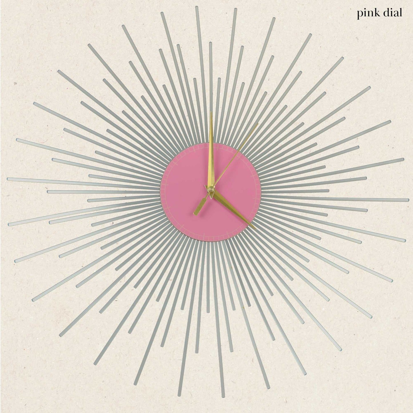 The Starburst Clock — Silver Rays - Clock - Chaos & Wit