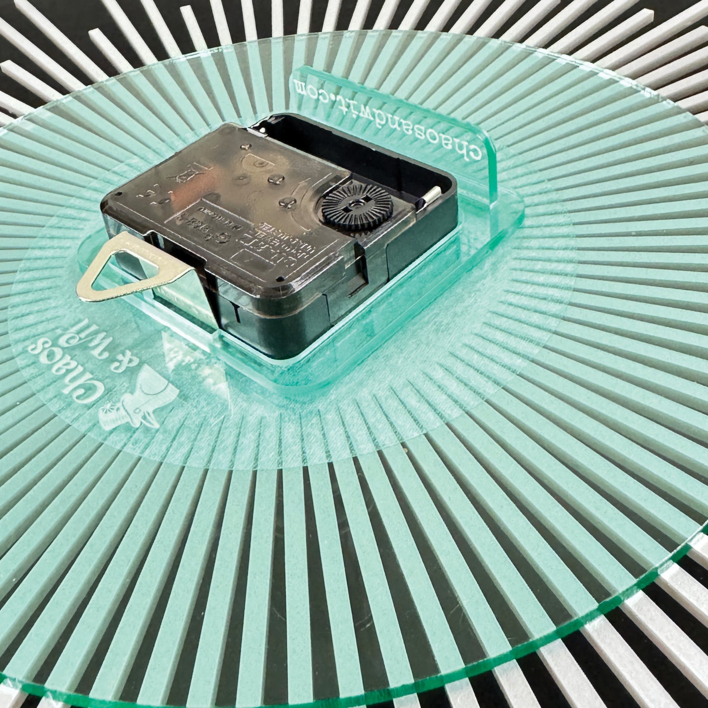 The Starburst Clock — White Rays - Clock - Chaos & Wit