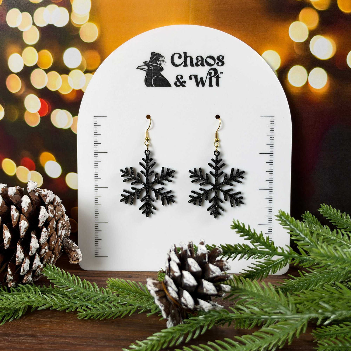 Not So Standard Issue Snowflake Earrings - Earrings - Chaos & Wit