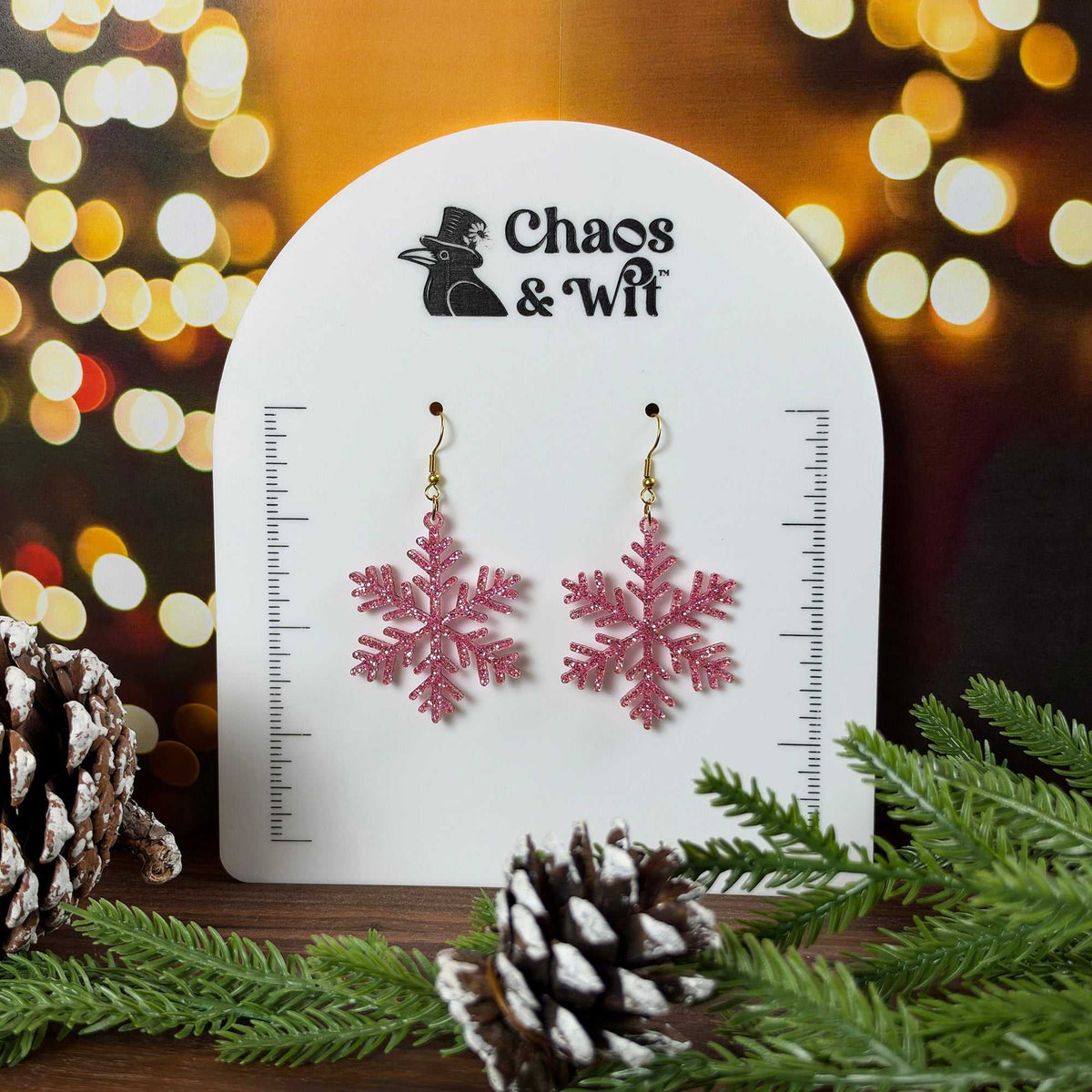 Not So Standard Issue Snowflake Earrings - Earrings - Chaos & Wit