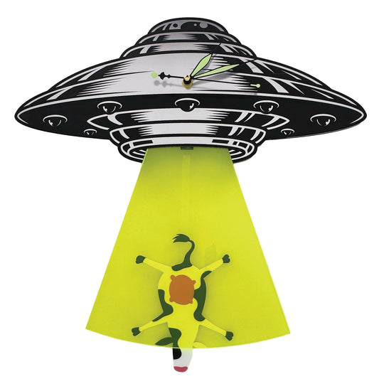 The UFO — Cow Pendulum Wall Clock - Clock - Chaos & Wit