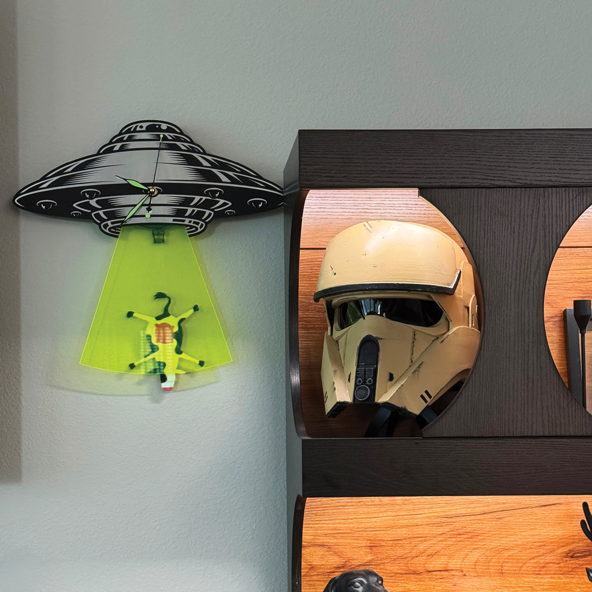 The UFO — Cow Pendulum Wall Clock - Clock - Chaos & Wit