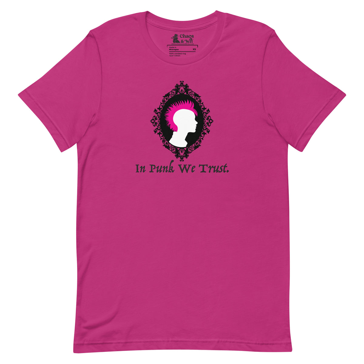 In Punk We Trust t - shirt - Chaos & Wit