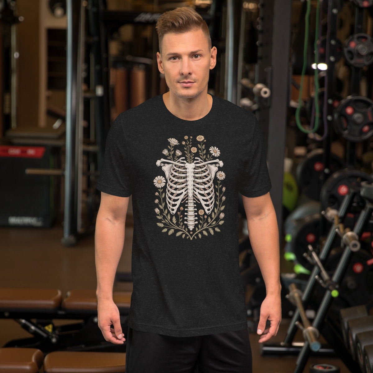 Botanical Ribcage t - shirt - Chaos & Wit
