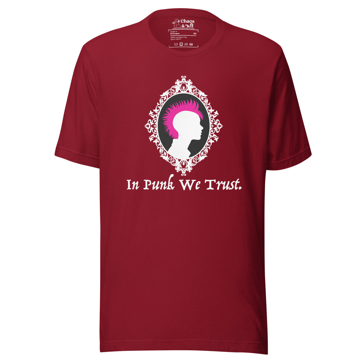 In Punk We Trust t - shirt - Chaos & Wit