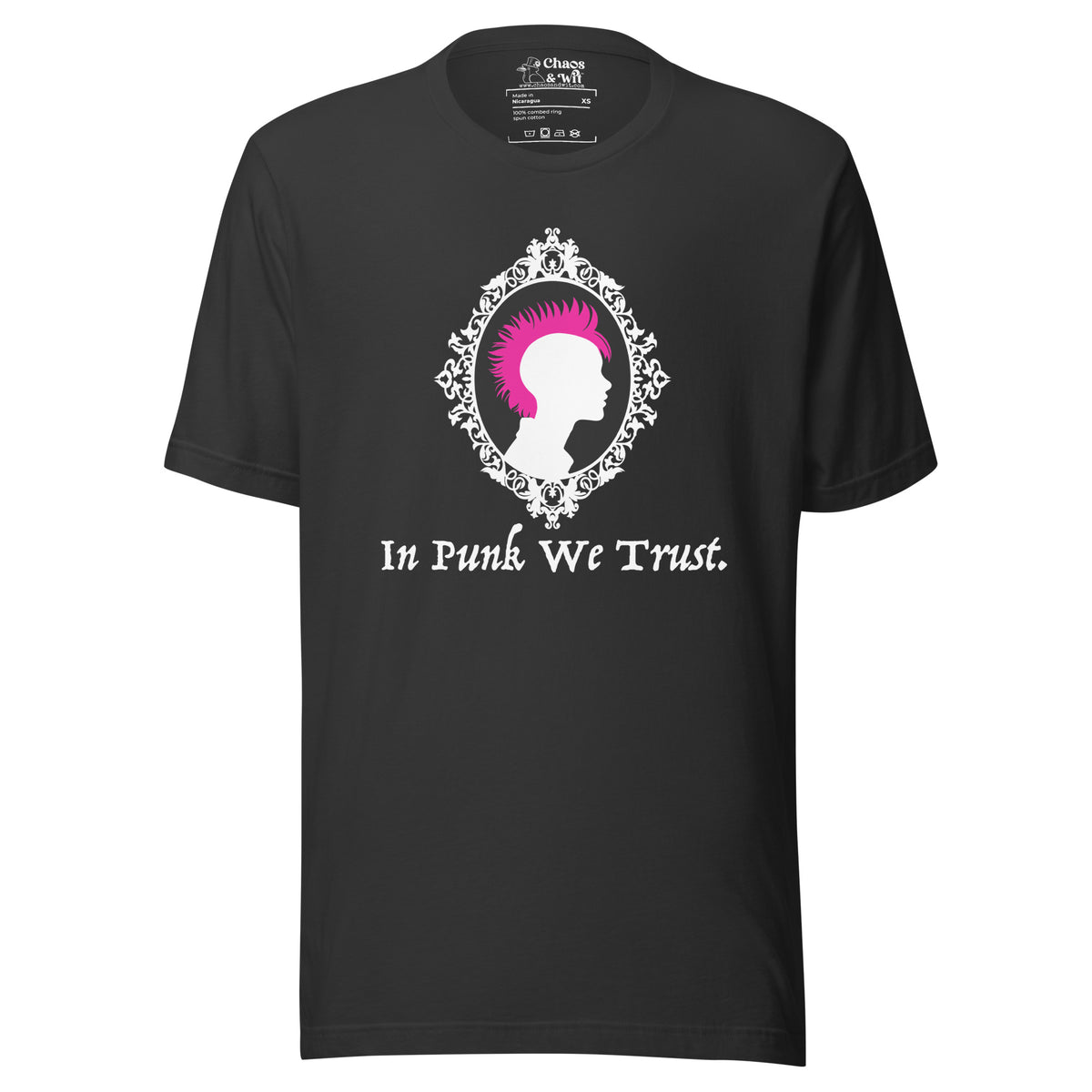 In Punk We Trust t - shirt - Chaos & Wit