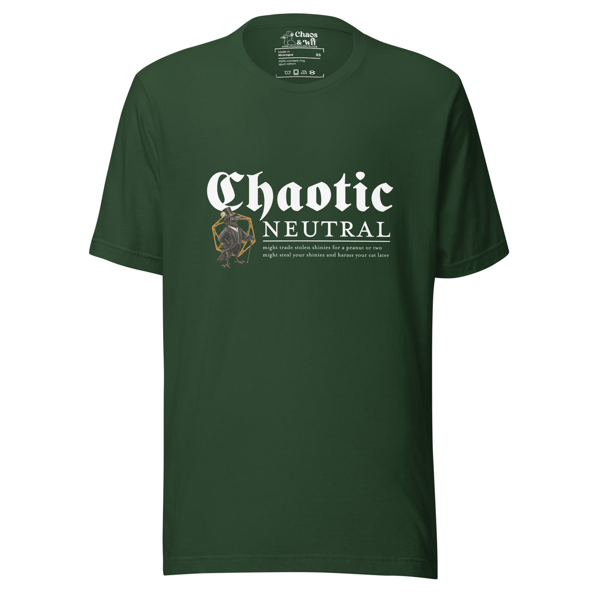 Chaotic Neutral Tee - T - SHIRT - Chaos & Wit