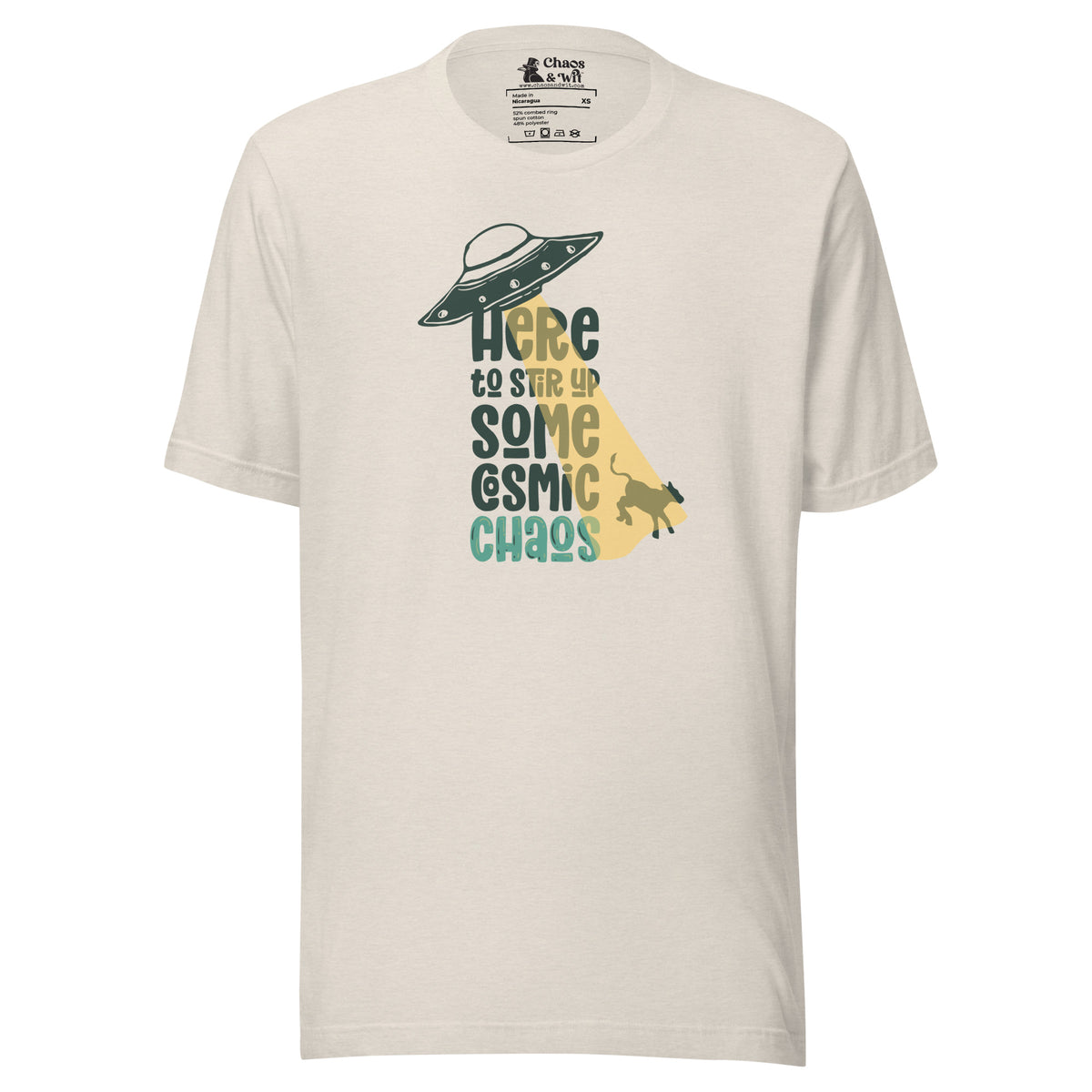 Cosmic Chaos t - shirt - Chaos & Wit
