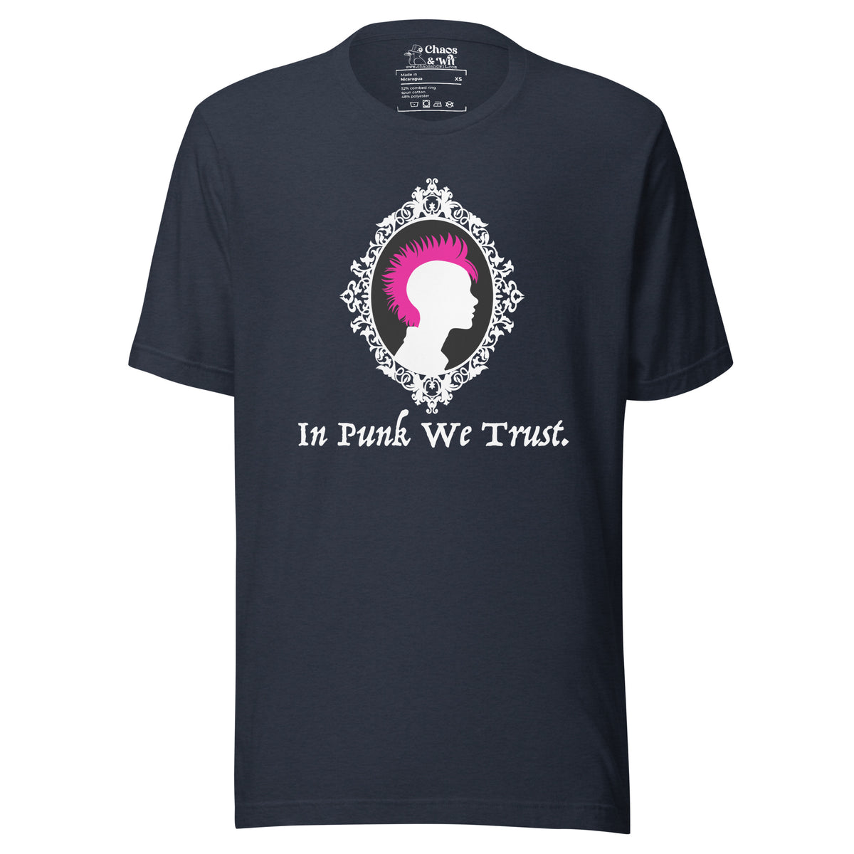 In Punk We Trust t - shirt - Chaos & Wit