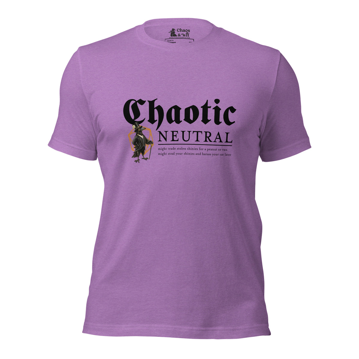 Chaotic Neutral Tee - T - SHIRT - Chaos & Wit