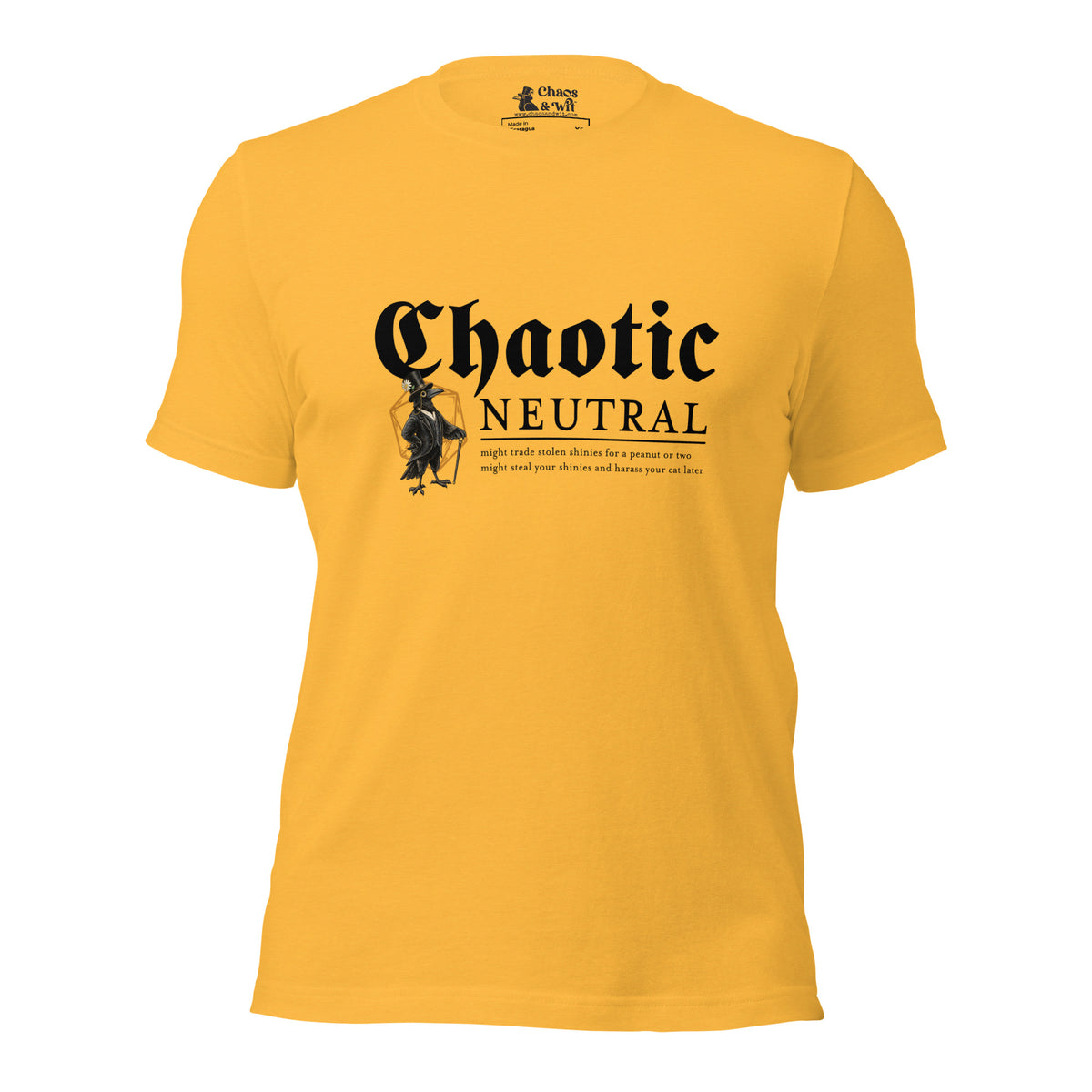 Chaotic Neutral Tee - T - SHIRT - Chaos & Wit