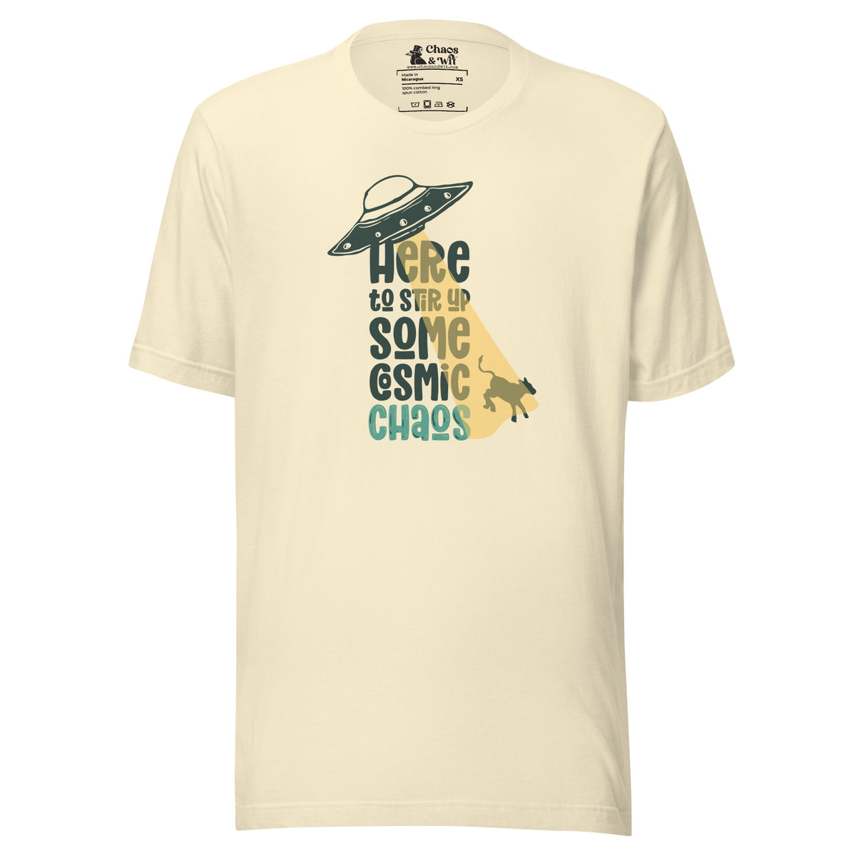 Cosmic Chaos t - shirt - Chaos & Wit