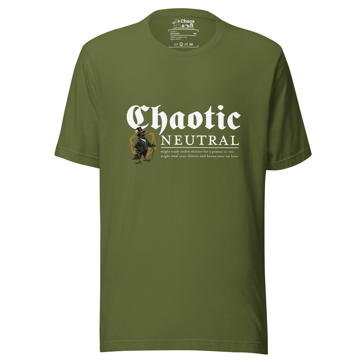 Chaotic Neutral Tee - T - SHIRT - Chaos & Wit