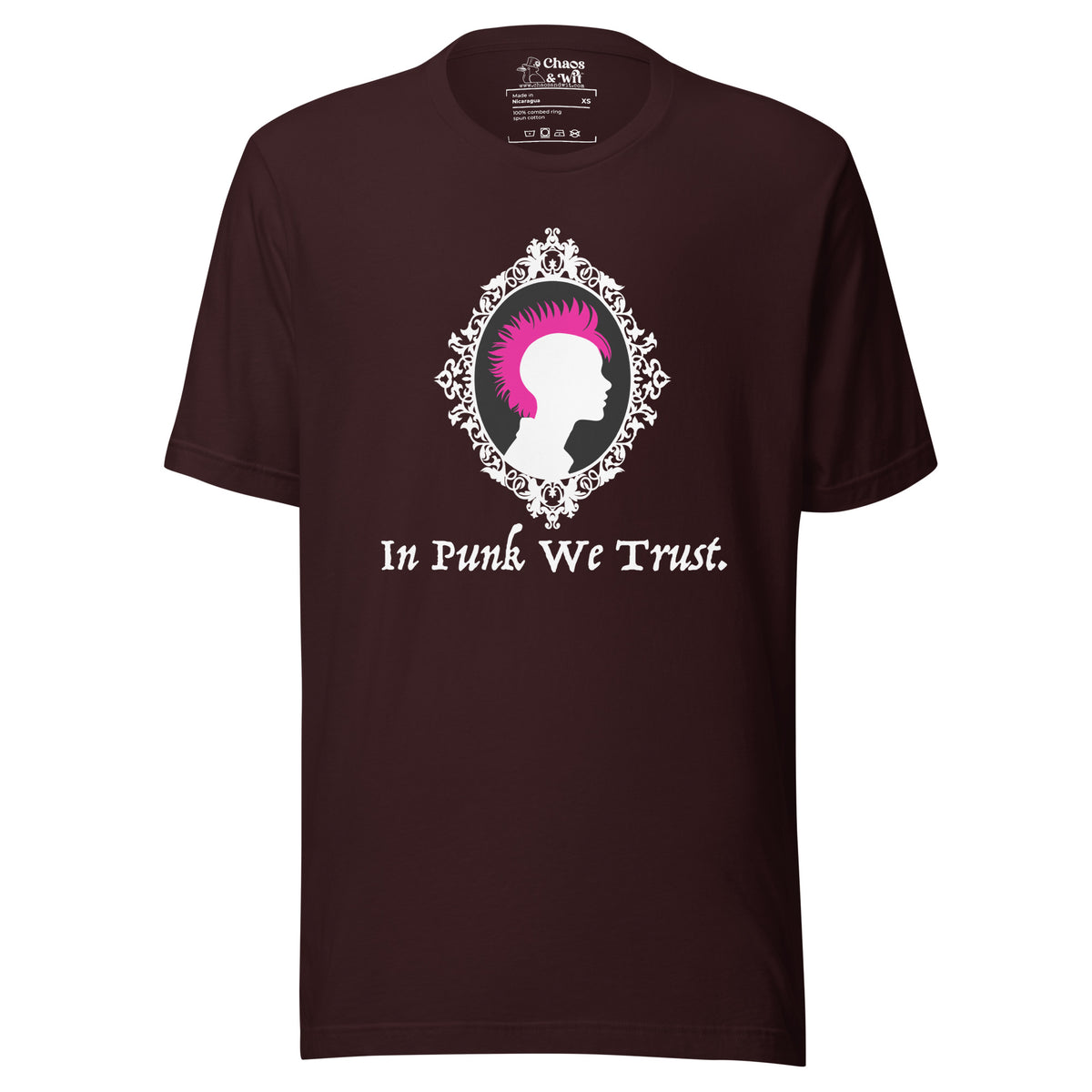 In Punk We Trust t - shirt - Chaos & Wit