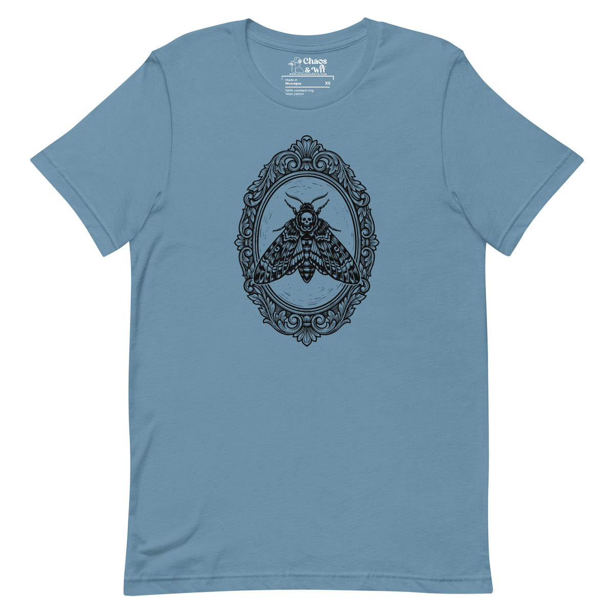 Framed Death Head Moth t - shirt - Chaos & Wit
