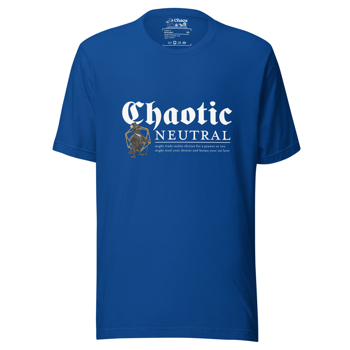 Chaotic Neutral Tee - T - SHIRT - Chaos & Wit