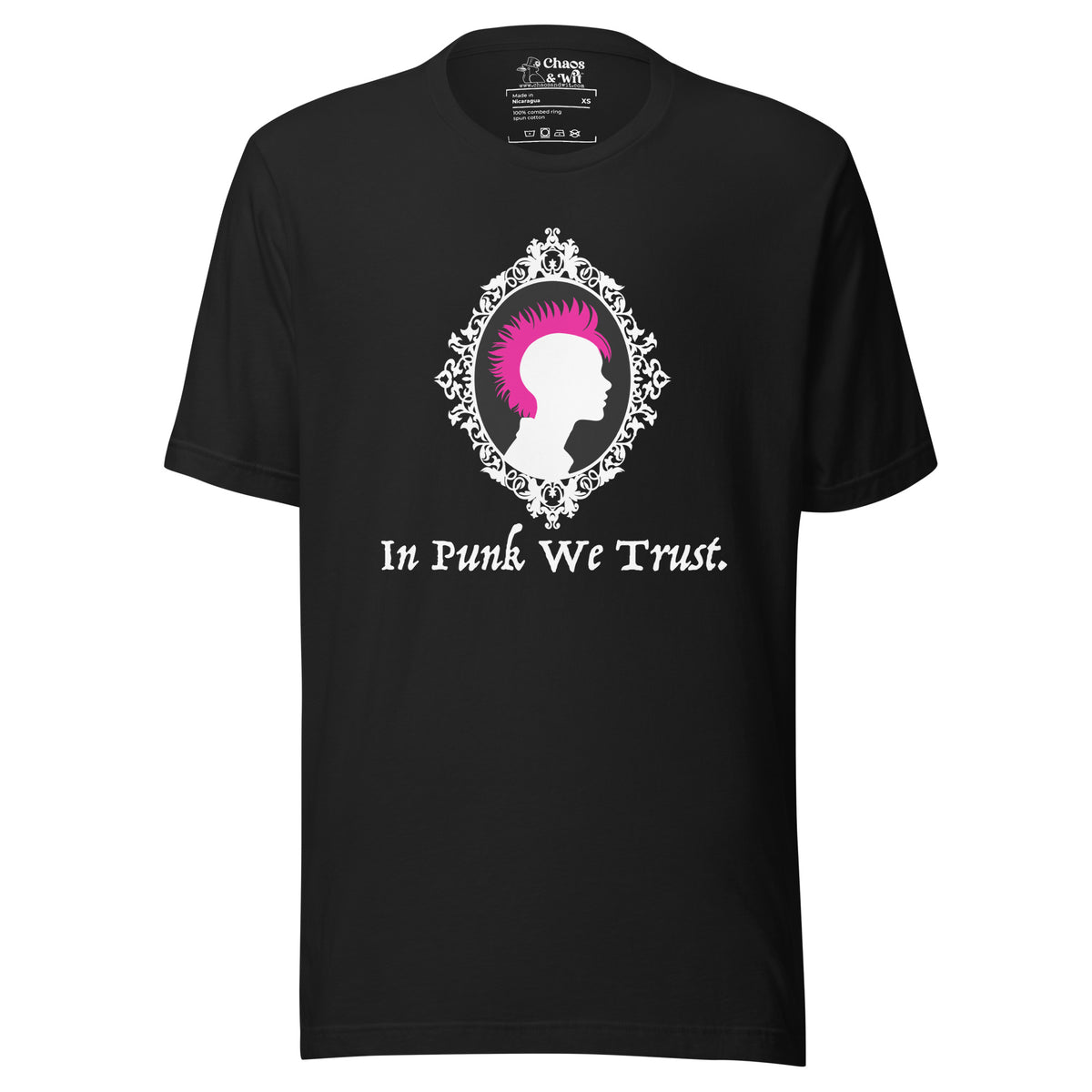 In Punk We Trust t - shirt - Chaos & Wit