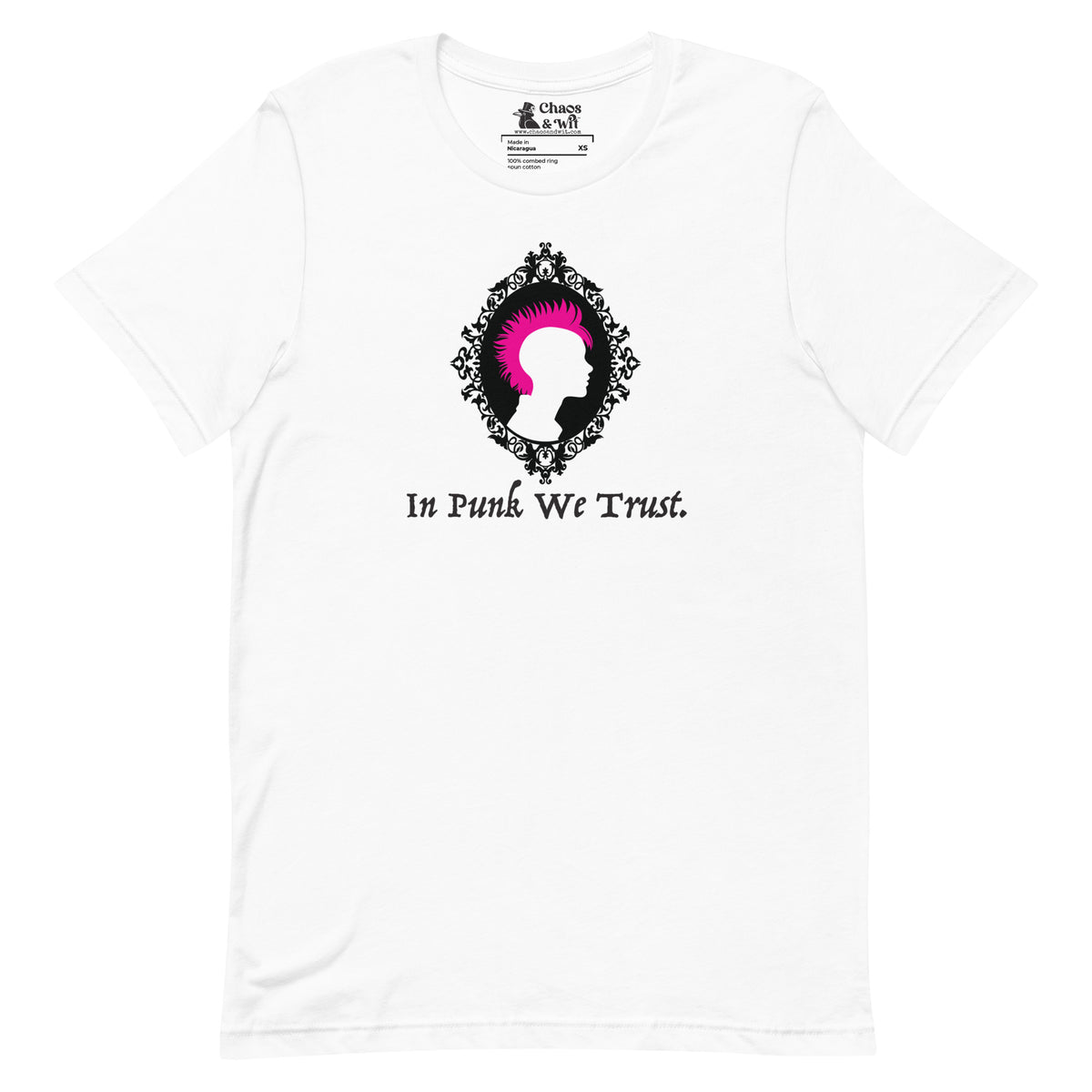In Punk We Trust t - shirt - Chaos & Wit