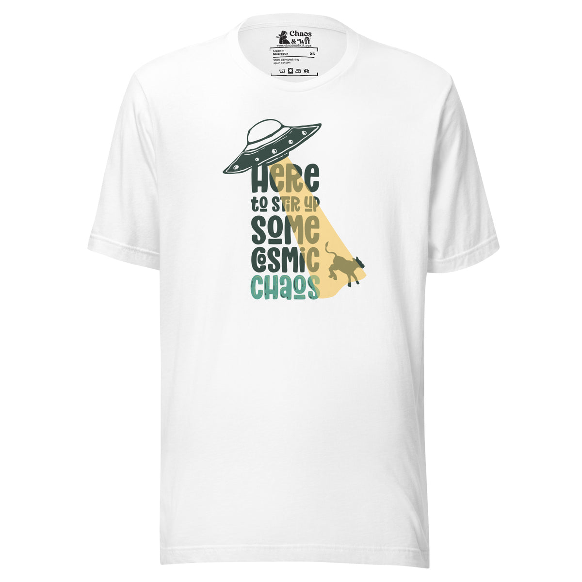 Cosmic Chaos t - shirt - Chaos & Wit