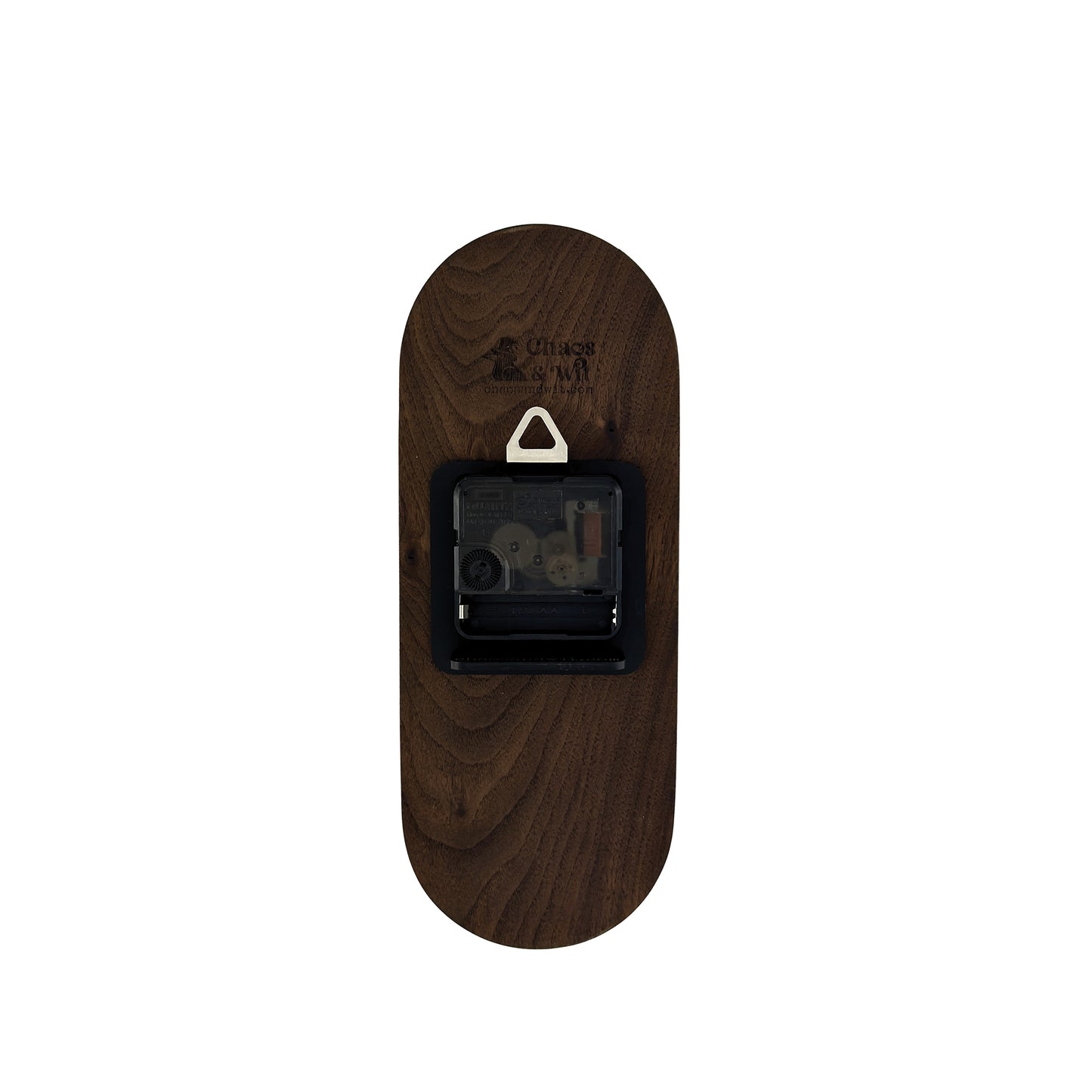 The Ooid — Walnut Oval Wall Clock