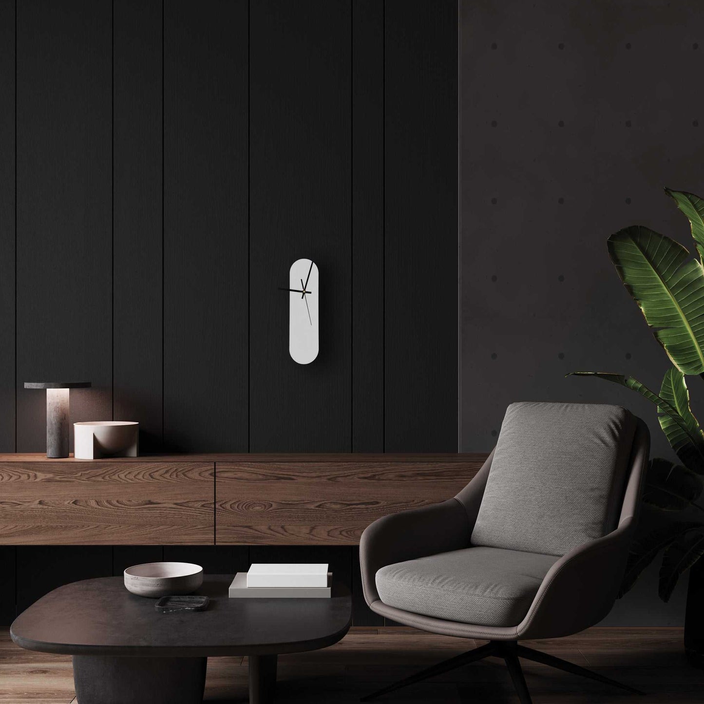 The Ooid — Gloss White Oval Wall Clock - Clock - Chaos & Wit