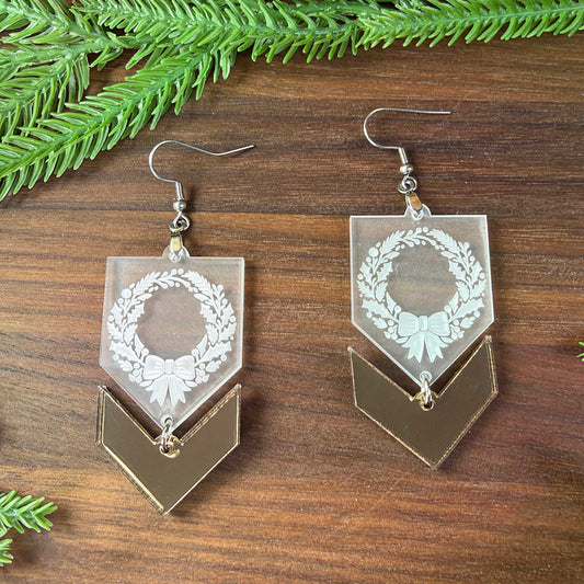 Wreath Arrow Earrings - Earrings - Chaos & Wit